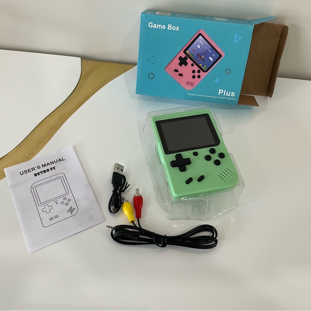 Green Handheld Game box
